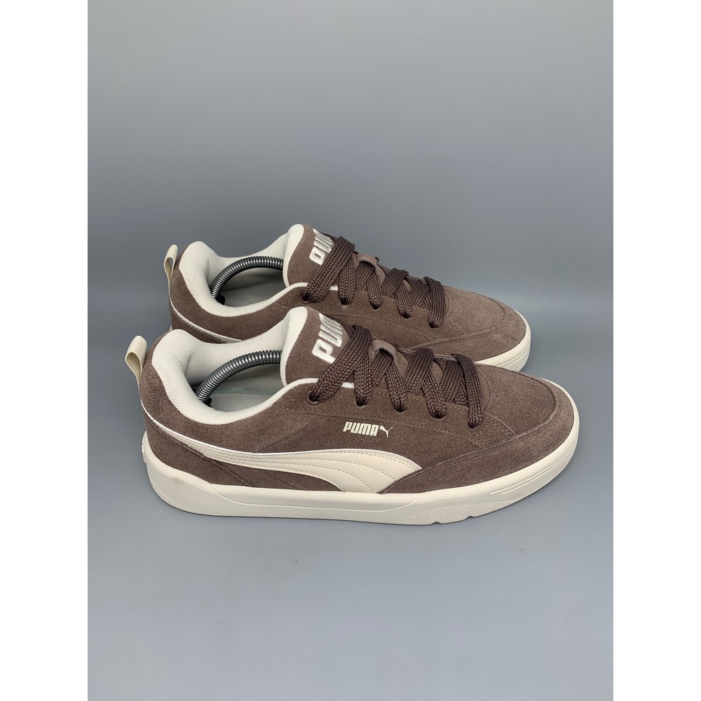 Puma Park Lifestyle Raw Suede Brown White Skate Shoes 401606-06 Men's‎ Sz 11.5